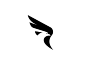 Eagle logo design | Negative space logo