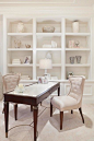 Architectural Details transitional home office