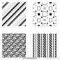 36种几何纹理，涵盖多种图形，好好学一下吧~（转 ）  via 高考设计课 ​​​​