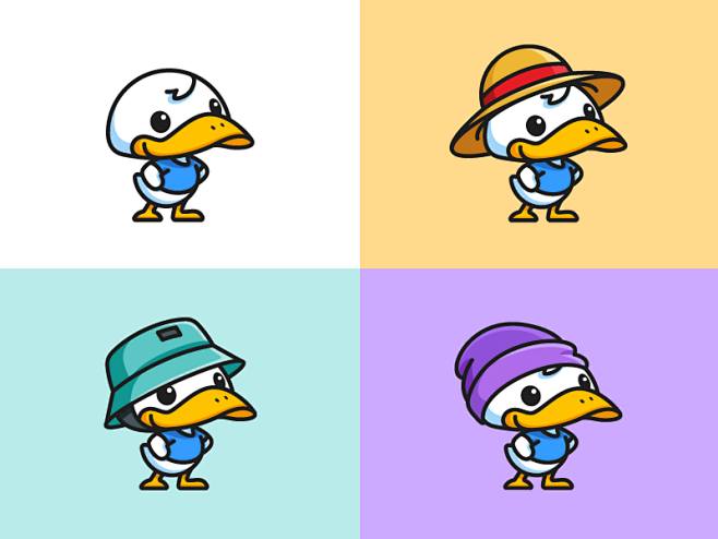 Duck and Hats stand ...