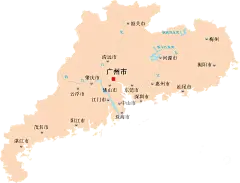 广东省地图 地图 其他元素免抠png图片壁纸
