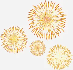 烟花高清素材 平面电商 创意素材 png素材