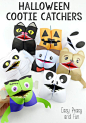 Halloween Cootie Catchers - Origami for Kids - Easy Peasy and Fun: 