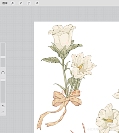 豆腐馋了采集到花插画