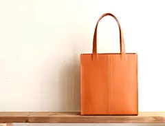 Natura Nume革 纵型手提包