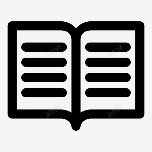 读书涌动爆发图标 震颤 icon 标识 标志 UI图标 设计图片 免费下载 页面网页 平面电商 创意素材-花瓣网