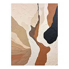 MB.ART原创手绘《今与》赤贫侘寂风艺术挂画客厅玄关大幅高级油画-淘宝网