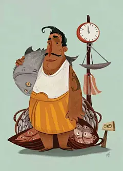 Isuri Merenchi Hewage，斯里兰卡插画师、平面设计师，现居科伦坡。
第一眼看他的插画，有点伊索寓言里的风格，
每一副插画都好像在讲述一个故事，可以猜出故事的起源与结果。