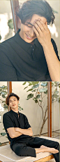#元斌# x OLZEN 2020夏季写真，男神就是男神，43岁了还能看到年轻时那双清澈又深邃的眼眸。 ​​​​