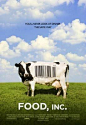 Food Inc poster Metal Sign Wall Art 8in x 12in