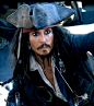 #8 
角色：Captain Jack Sparrow 
饰者：约翰尼戴普 
影片：加勒比海盗1-4