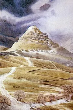 奇幻插画大师Alan.Lee画集霍比特人及魔戒插画合集（一）