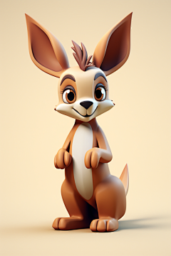 袋鼠动物形象设计