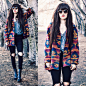 Glasses, Vintage Jacket, Jeffrey Campbell Boots