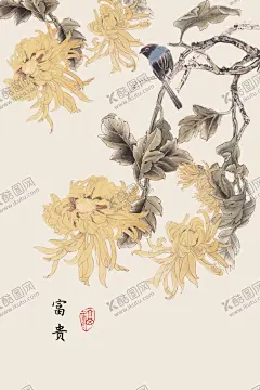 古典现代简约国画花鸟新中式富贵 【酷图网】中国风,中国文化,展板,展架,创意,国潮来袭,新中式,中式,水墨画,古画,国画,手绘,抽象,3D,装饰画,工笔画,山水画,水墨山水,鸟语花香,工笔花鸟,花开富贵,喜上眉梢,家和万事兴,家和富贵,花好月圆,忆江南,流水生财,爱莲说,山水情,荷花,莲花,牡丹,竹子,烟雨江南,