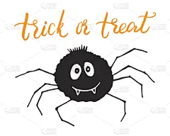 贺卡,蜘蛛,可爱的,十月,怪异,蜘蛛纲,设计,问候