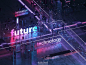 Neon city light Futuristic on Behance