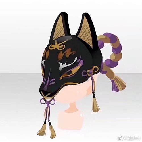 狐狸面具设计参考