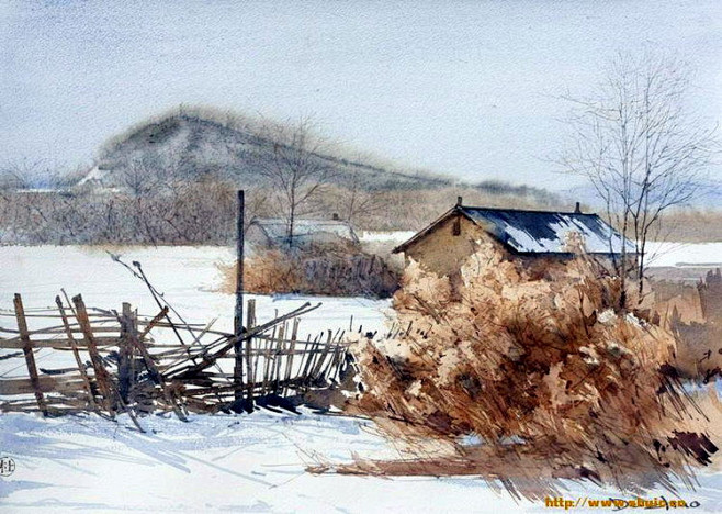 【水彩水粉】杜拙水彩风景画[30P] -...