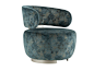 Upholstered velvet armchair CAJU by Green Apple