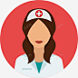 护士图标 UI图标 设计图片 免费下载 页面网页 平面电商 创意素材