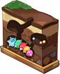 Touc's Trade Harbor : Touc's Trade Harbor is an area in the Kingdom, upgraded from the Trading Port. It is available by completing a questline unlocked at Cookie Castle Lv. 8, and contains both the Seaside Market and the Rainbow Shell Gallery. At the Dock