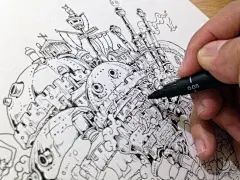 宫崎骏动画手绘 - 插画图片_插画师_插画壁纸_场景插画_yidodo.net - 意兜兜