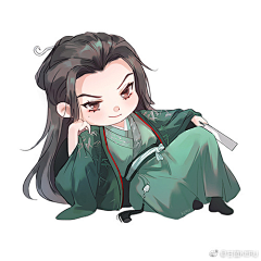 古米朵采集到【素材】古代Q版