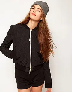OMEIU英国正品代购 ASOS Adidas阿迪达斯格拉链舒适短外套09.22