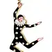 英国设计师Karen Mabon 铜镀金珐琅可爱舞动演员黑草绿项链 小丑-淘宝网