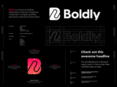 Boldly - Logo Design...