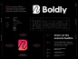 Boldly - Logo Design - Micro Style guide subscription contract shake hands human lettermark monogram b monogram symbol logo design branding staffing hurme o p q r s t u v w q y z a b c d e f g h i j k l m n jeroenvaneerden micro styleguide boldly bold