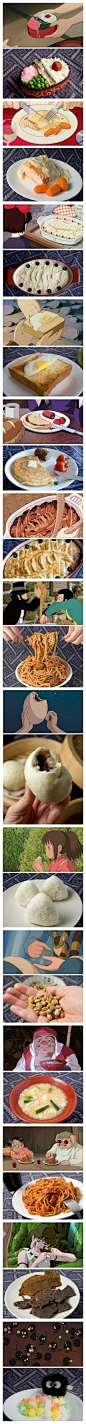 最全宫崎骏动画里的食物“动画vs实物”对比照，超诱人！！吃货们不可错过的呦！

