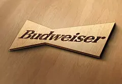 Budweiser样机设计PSD分层素材|VI提案|烫金|烫金字体|特种工艺|样机|质感字体|字体|字体效果|政府机关LOGO|麻将机logo|机关LOGO|名片机样