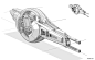 wheel bike, Norris Lin : Line work of a Star Wars ground vehicle design I did for a class.