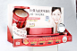 Protection corrugated cardboard retail POS makeupcounter display