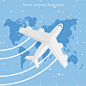 世界旅行概念图.