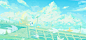 青空_遐屿璐__插画师作品_涂鸦王国gracg.com