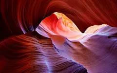 苹果 OS X Mountain Lion 系统高清官方壁纸 - Antelope Canyon 拥有浴火凤凰般景色的羚羊峽谷图片壁纸2 #采集大赛#
