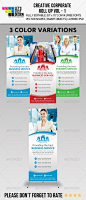 Corporate Roll-up Banner - Signage Print Templates