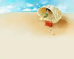Mizzi 花季少女插画(韩国风格女孩插画)(壁纸13)
