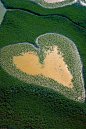 Heart in Voh, New Caledonia - France in the Pacific Ocean