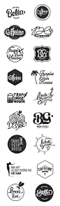 一组国外咖啡标志设计分享 #Logo# #包装##咖啡#