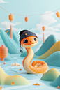 dsdsfxvcx_A_cute_scholar_snake_with_tied_hair_and_a_black_gau_6666ffd9-97b1-4017-a0ff-63b256e23823_2
