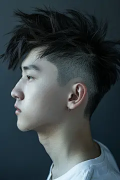 发型屋个性雅痞男生发型