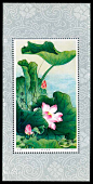 【中国邮票】荷花篇，荷花是十二花神中的六月花神。T54《荷花》邮票选在1980年8月4日，即农历六月二十四日发行，这一天恰是中国民俗中的“荷花生日”，寓意深长。#中国文化# #集邮# @予心木子