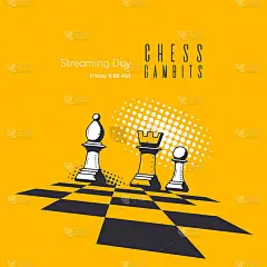 现代时尚的旗帜模板象棋流