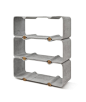 “Basso” concrete & wood stacking shelvesDesign by Thomas Feichtner