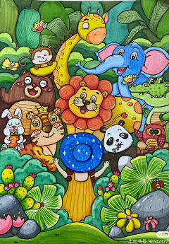 Sy_cloud采集到工作素材/儿童画9