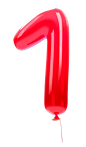 艺术字#创意红色气球字体  1<br/>